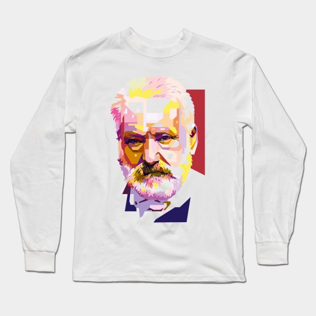 Victor Hugo Long Sleeve T-Shirt by difrats